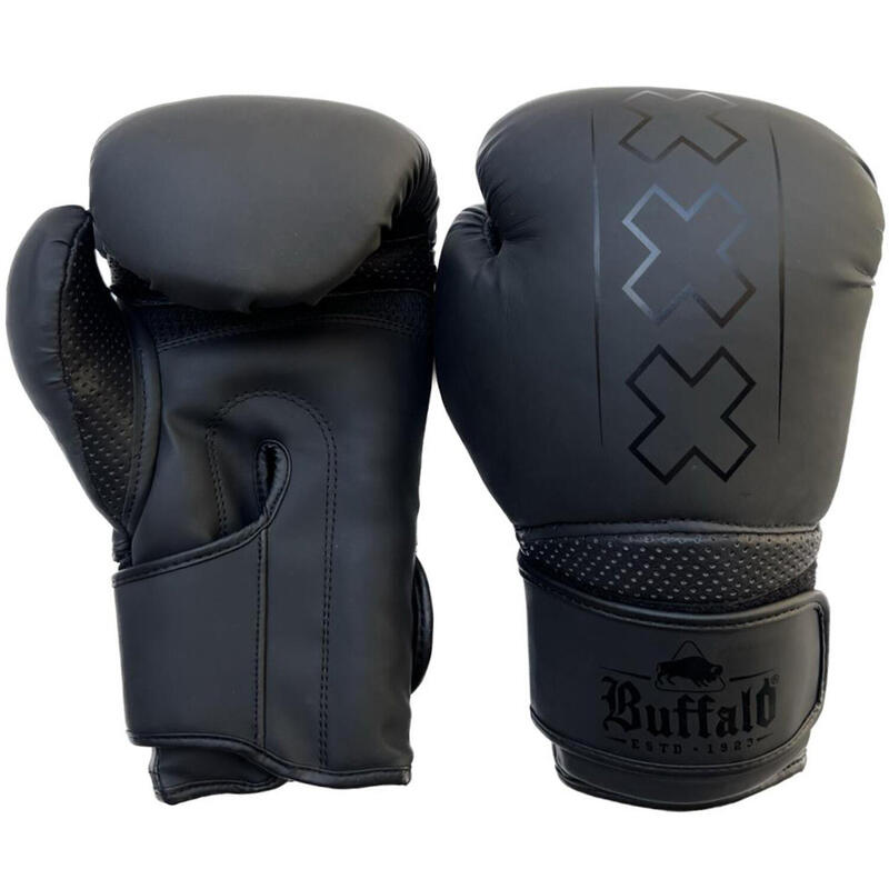 Rękawice bokserskie Buffalo Metal czarne 12oz
