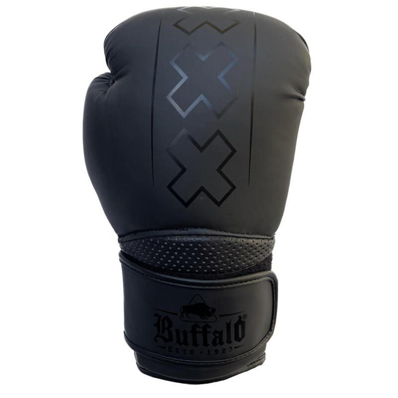Gants de boxe - Metal noir adulte