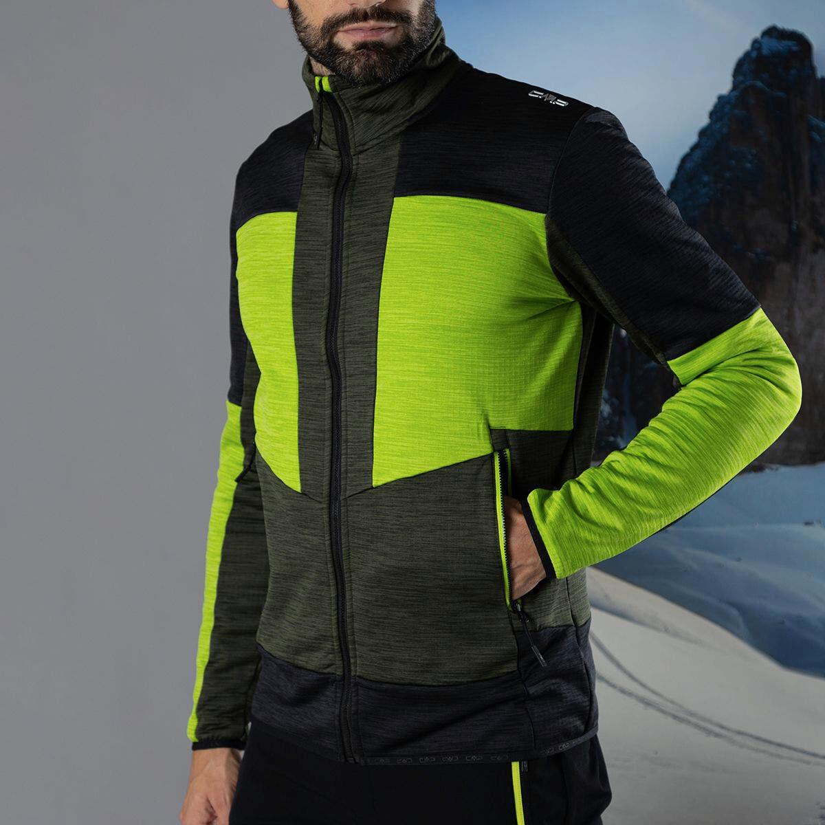 CMP Herren Fleecejacke MAN JACKET 33G2427 5/5