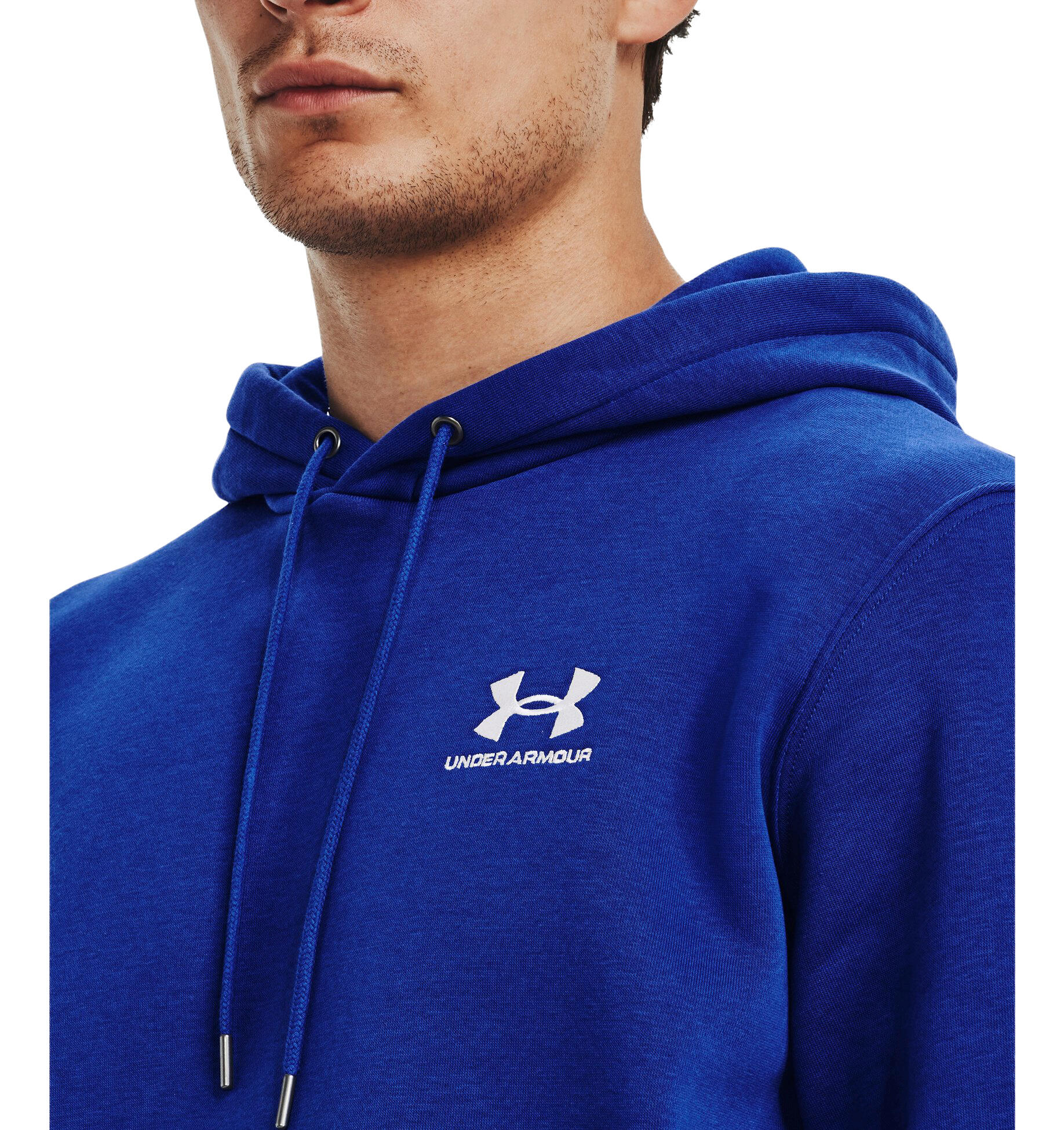 Under Armour Essential Fleece Hoodie Herren Blau 3/5