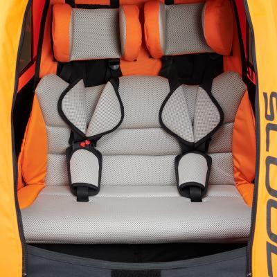 taXXi PRO remorque de vélo pour enfants pour deux - Orange 7/7