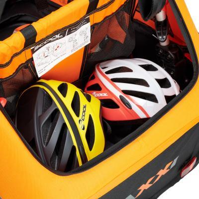 taXXi PRO remorque de vélo pour enfants pour deux - Orange 6/7