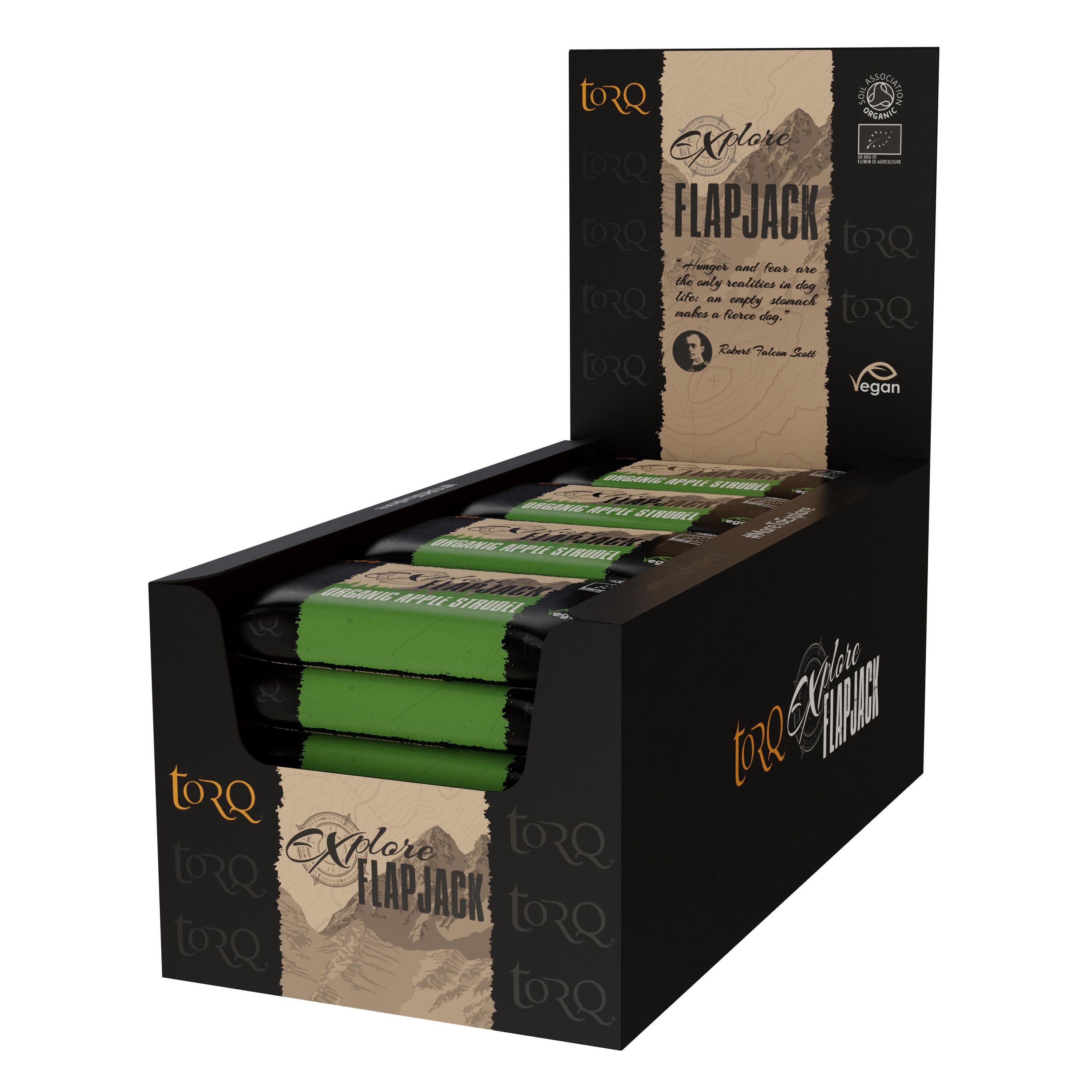 TORQ Explore Flapjack (20 x 65g) Apple Strudel Lactose Free