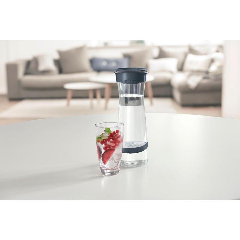 Carafe filtrante Fill & Serve avec 1 filtre MicroDisc 1,3L - Noir