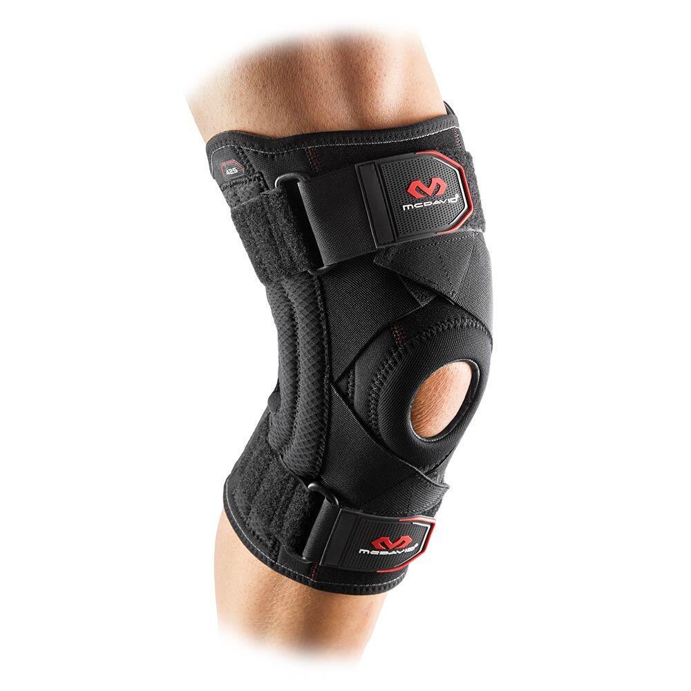 Genouillère McDavid avec baleines à ressort et bandes straps croisées 2/4