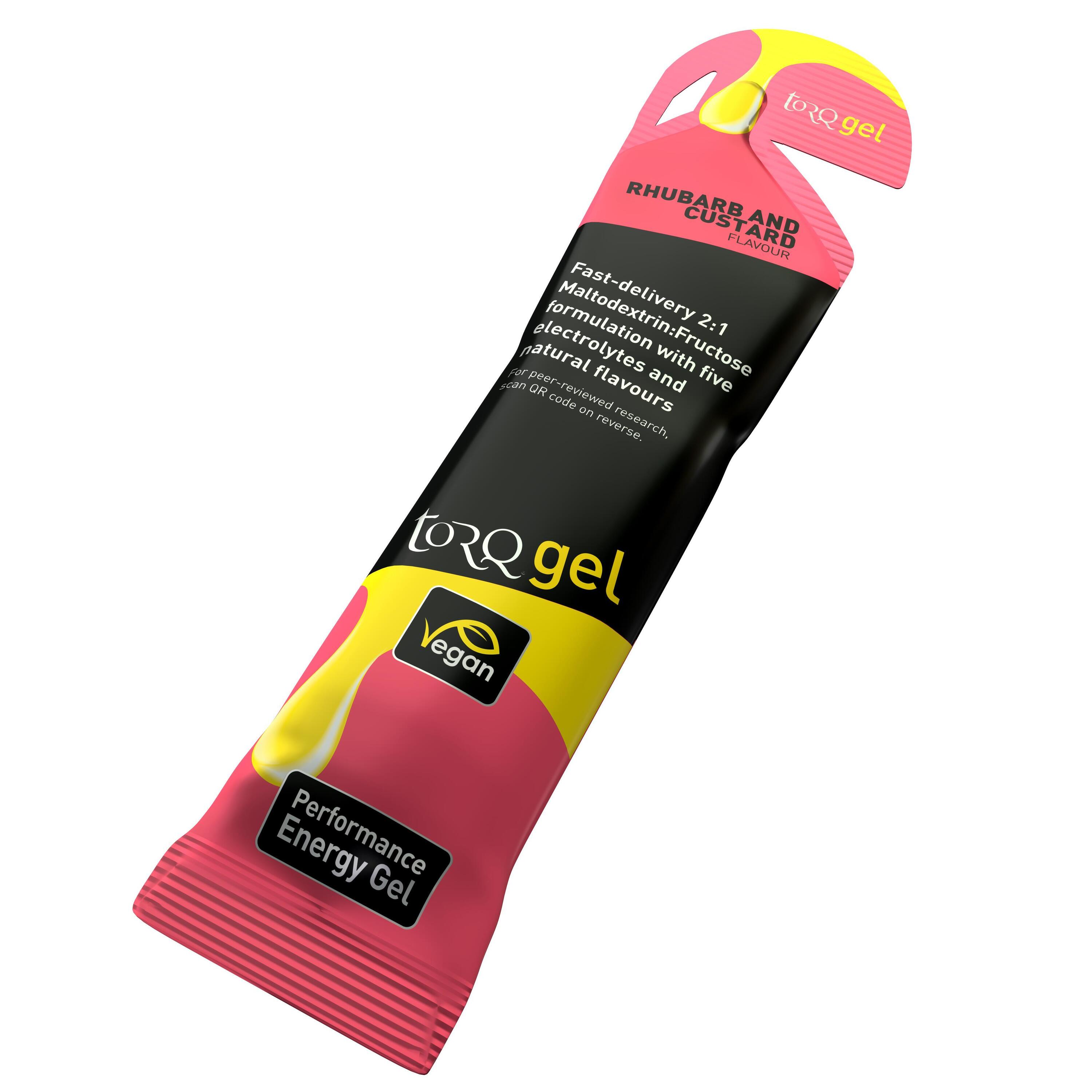 Energy Gel (15x 45g) Rhubarb & Custard Lactose Free | Gluten Free 2/2