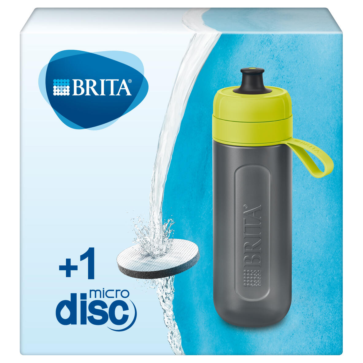 BRITA Waterfilterfles - Fill & Go ACTIVE - 0,6L - Inclusief MicroDisc waterfilter