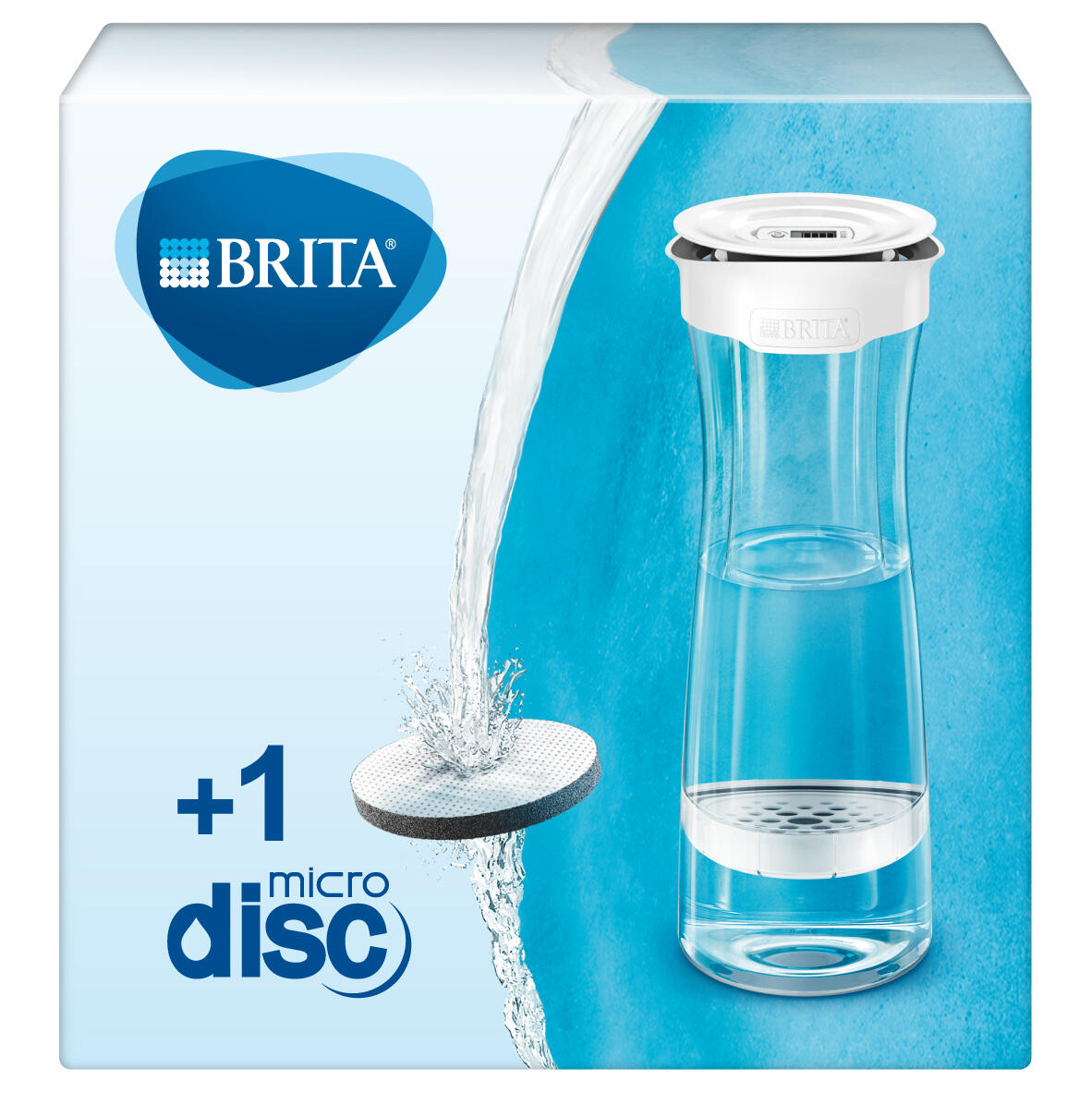 Carafe filtrante à eau - Fill & Serve - 1,3 L - Avec filtre à eau MicroDisc 2/7