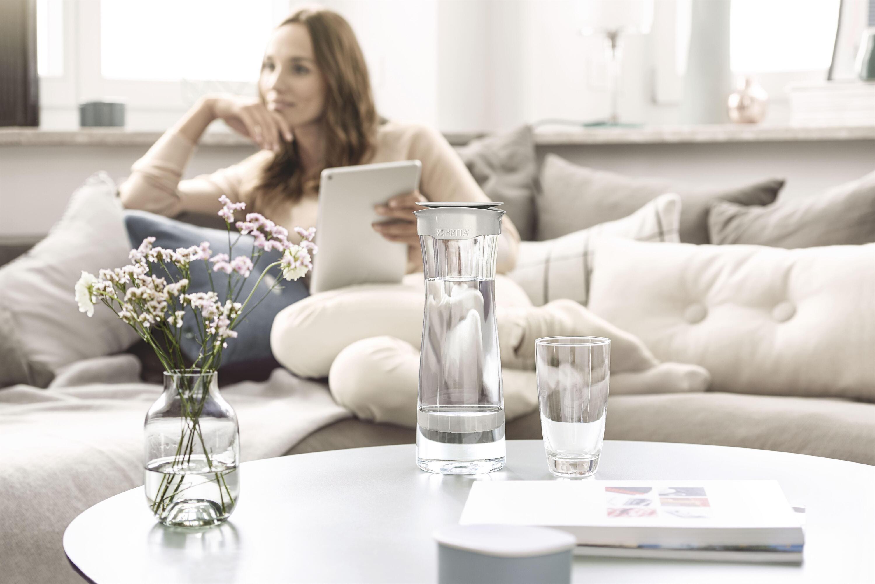 Carafe filtrante à eau - Fill & Serve - 1,3 L - Avec filtre à eau MicroDisc 3/7