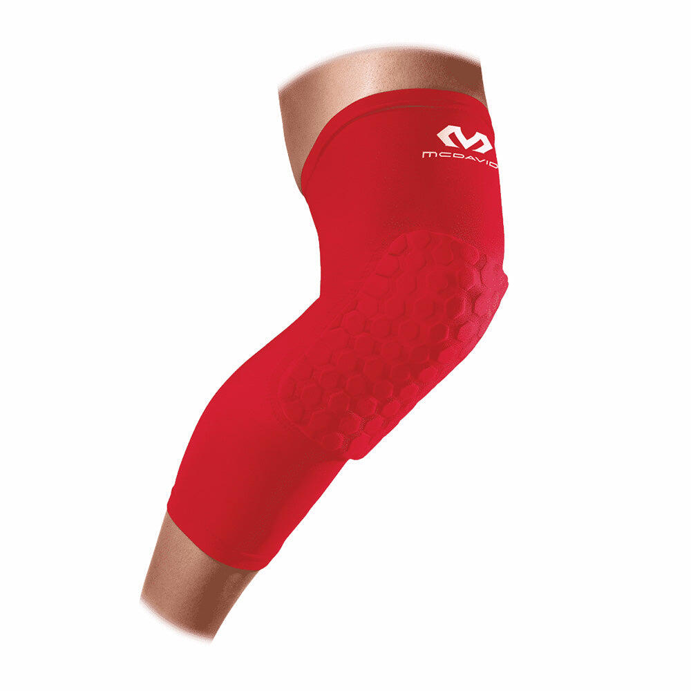 Mcdavid - Manchons De Protection Pour Les Jambes Hexagonaux / Paire Mcdavid 6446 - Genouillère - Rouge - S - Decathlon