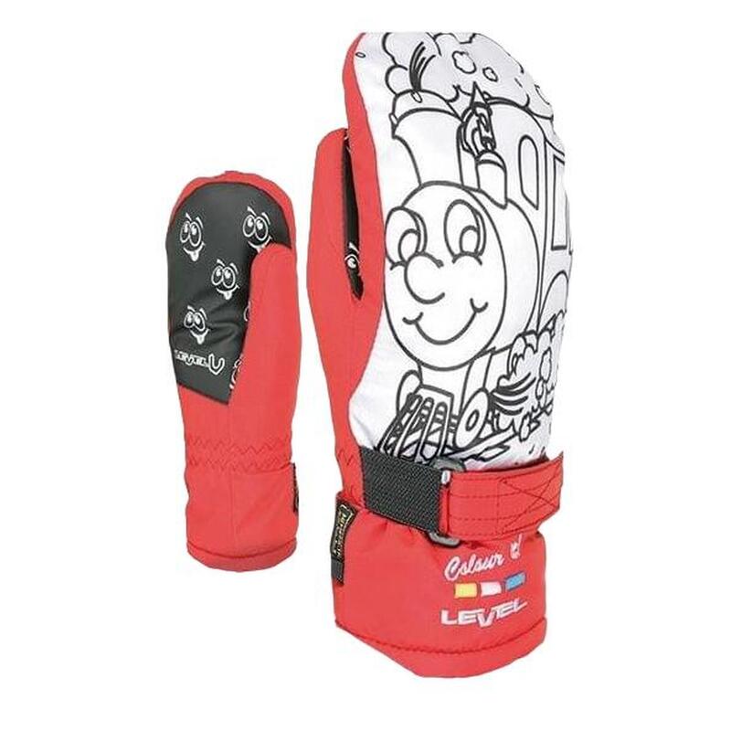 Level Pop-Art skihandschoenen voor kinderen