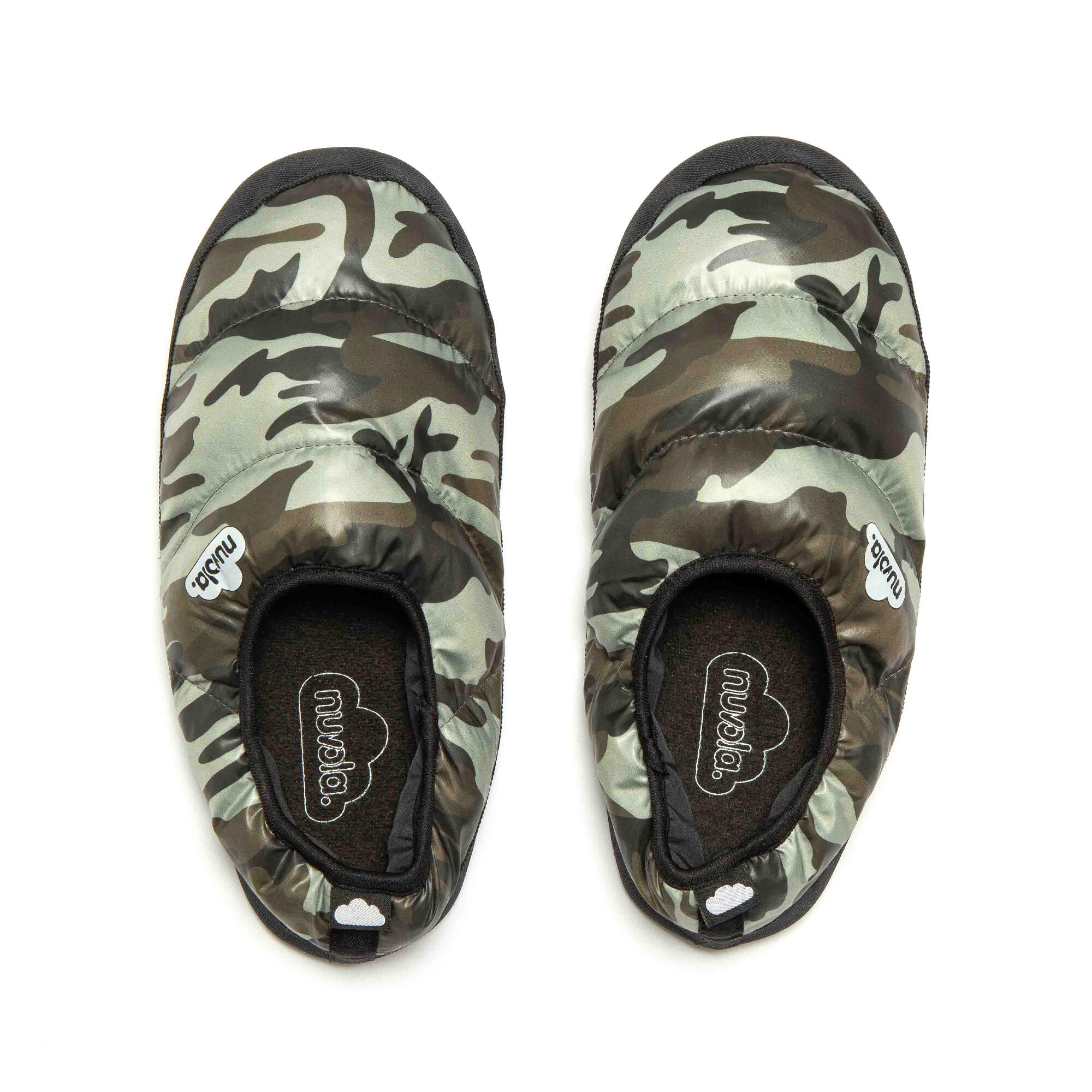 Chaussons unisex Nuvola vert Semelles en gomme 7/7