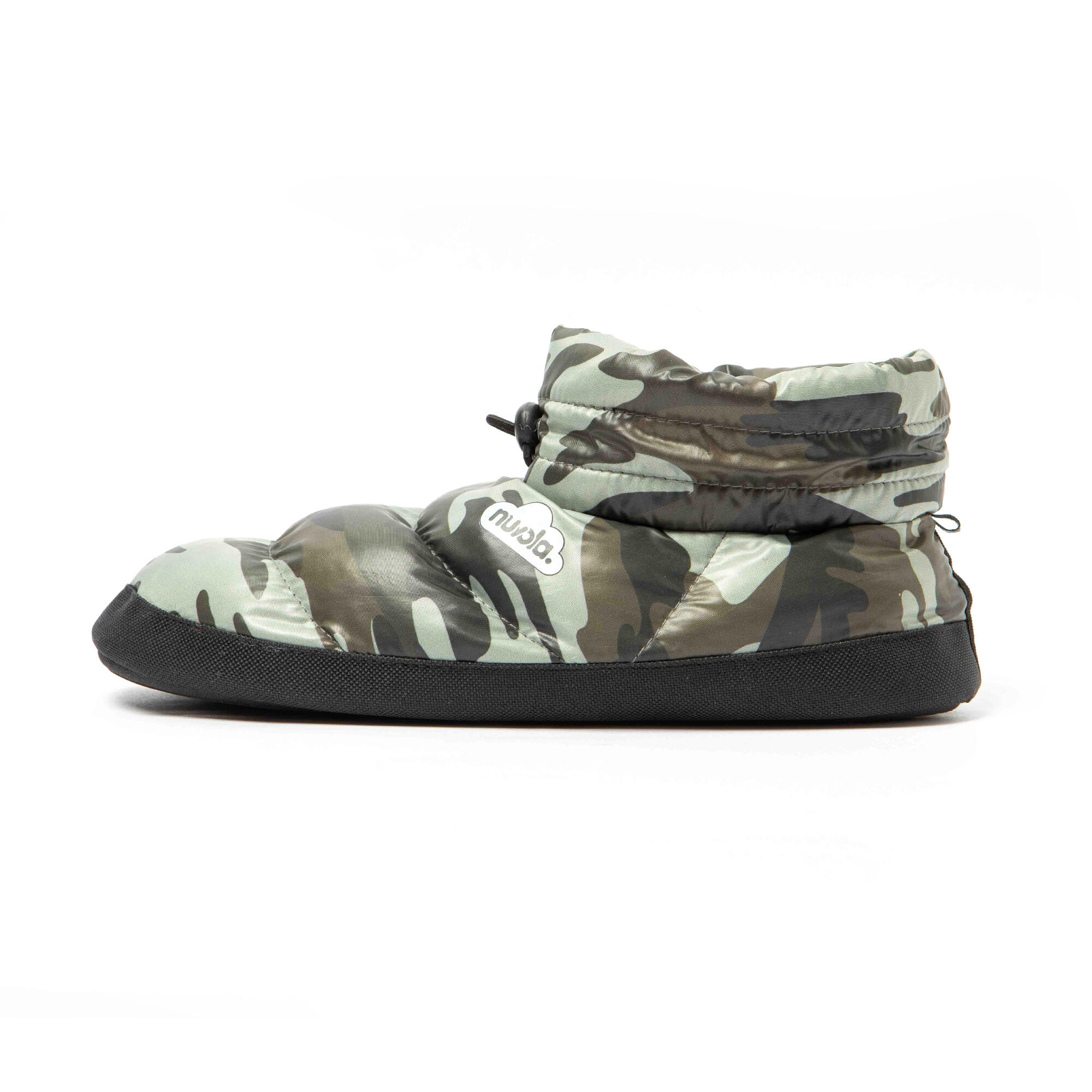 Pantufas de Descanso Nuvola verde Acolchoados com sola borracha 4/7