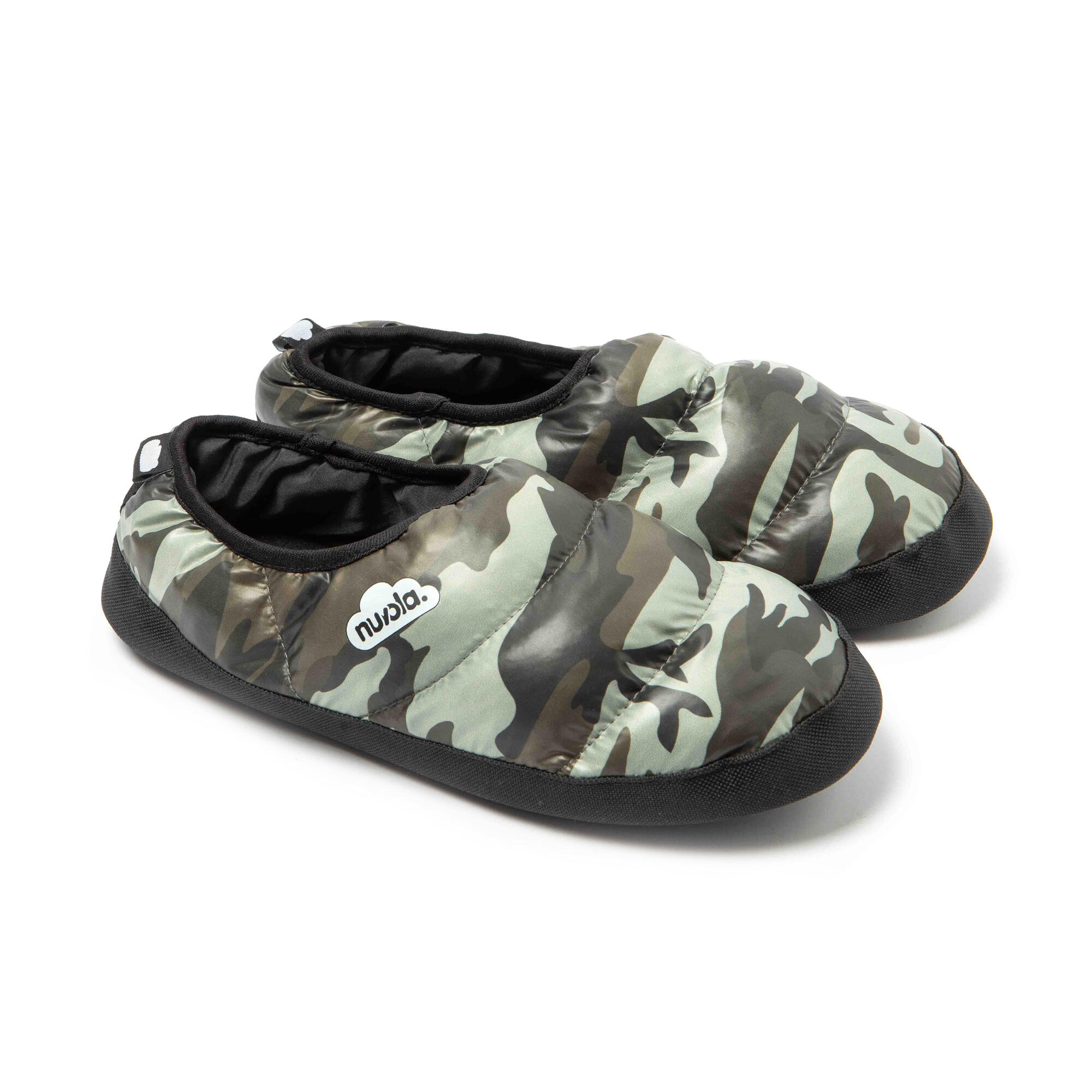 Chaussons unisex Nuvola vert Semelles en gomme 3/7