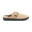 Slippers Nuvola beige Gevoerde rubberen zolen