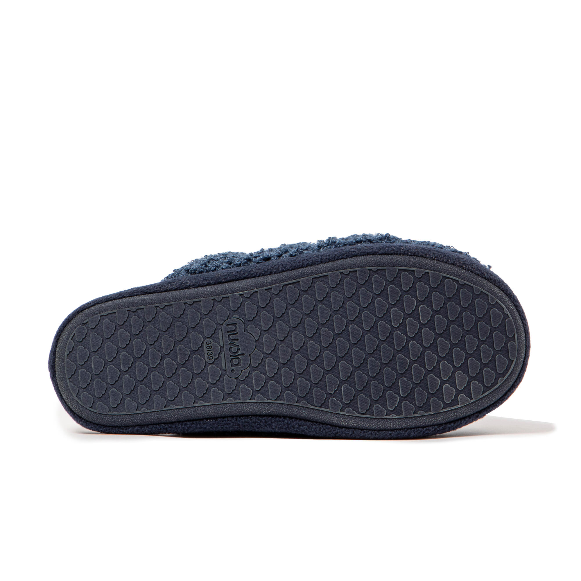Pantuflas Nuvola azul oscuro Acolchadas suela goma 5/7