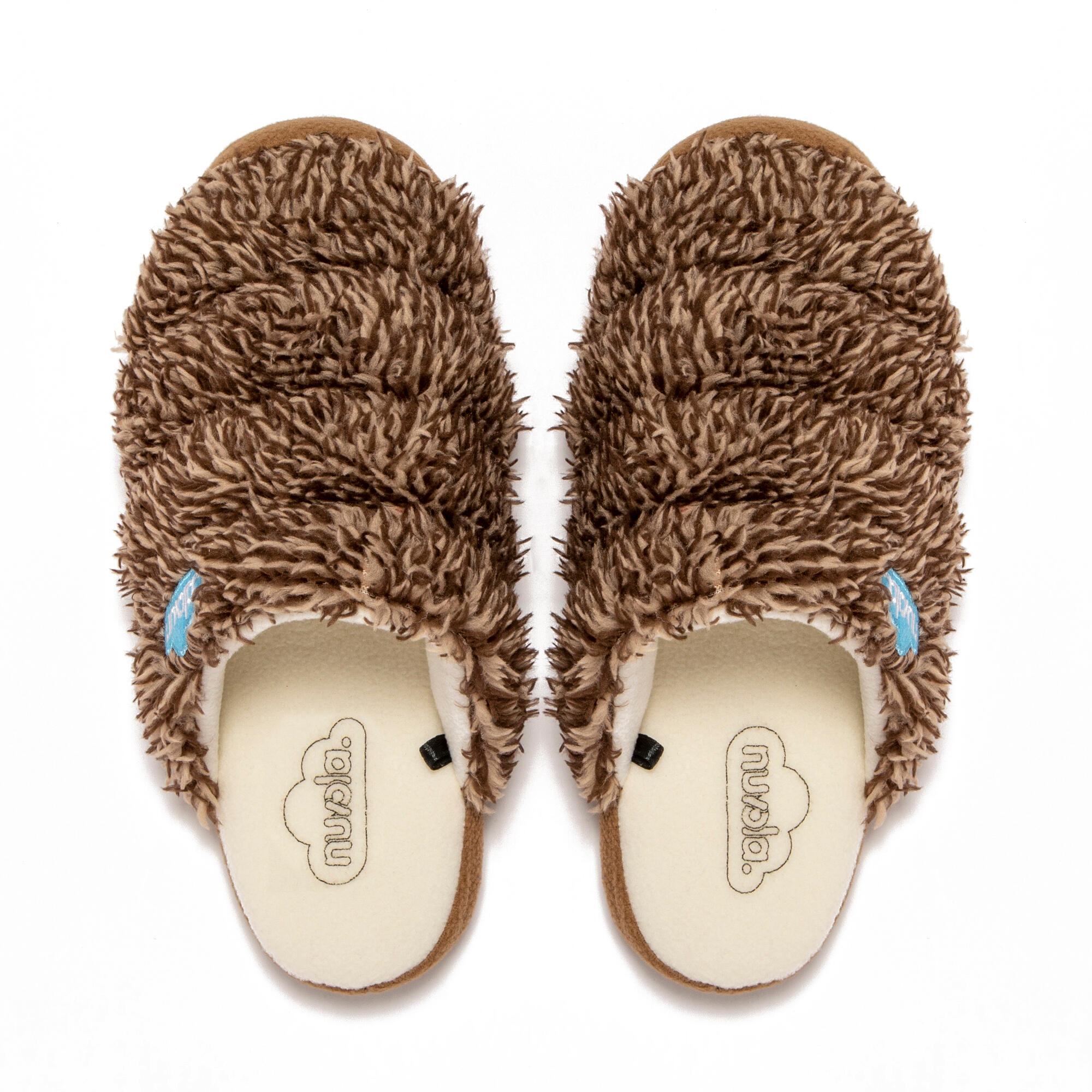 Chaussons unisex Nuvola marron Semelles en gomme 7/7