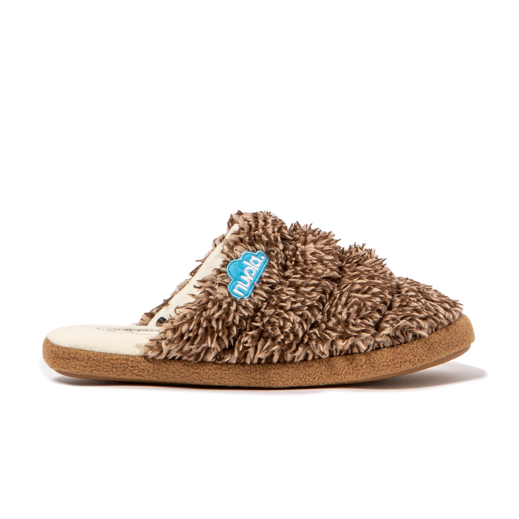 NUVOLA Slippers Nuvola bruin Gevoerde rubberen zolen