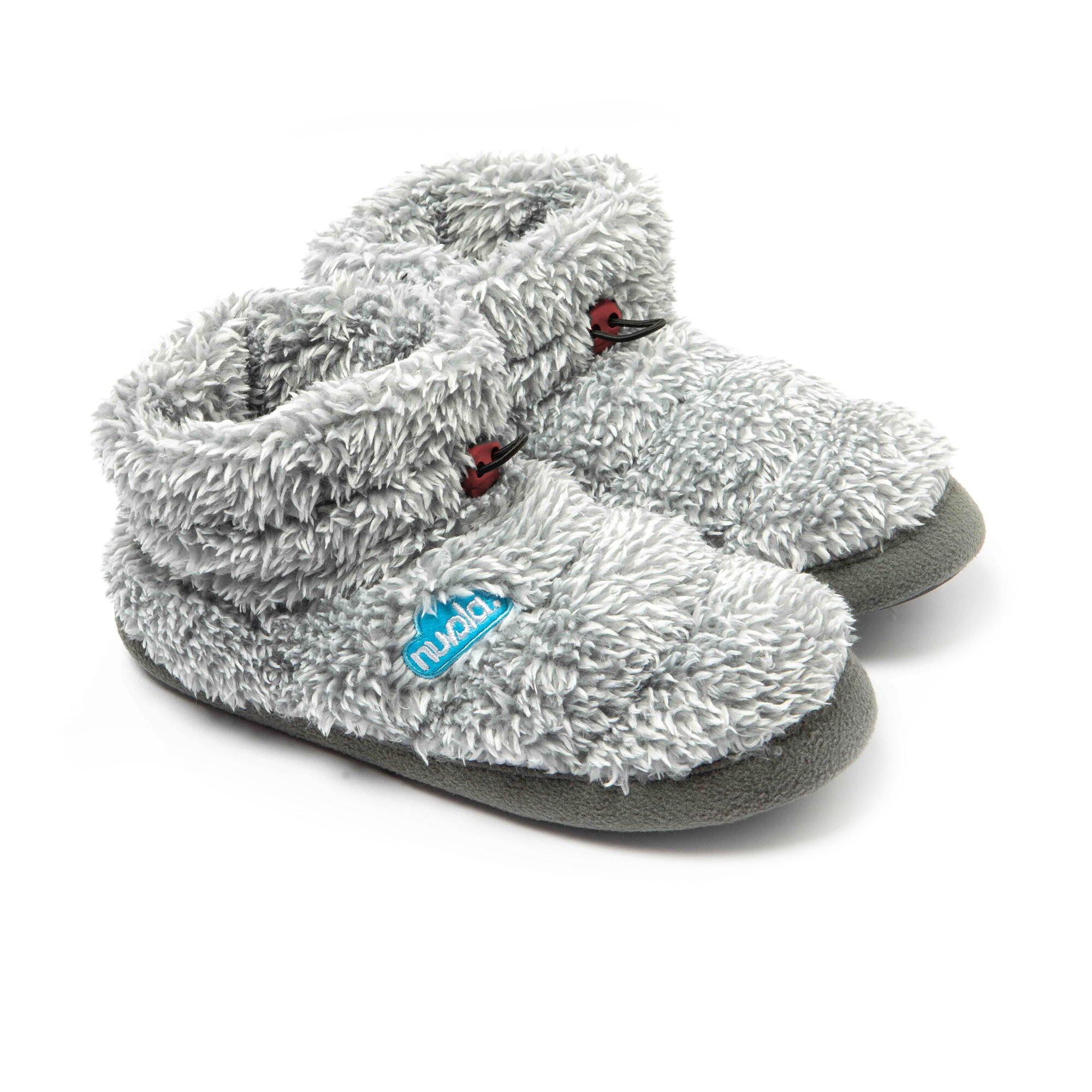 Pantuflas Nuvola gris Acolchadas suela goma 3/7