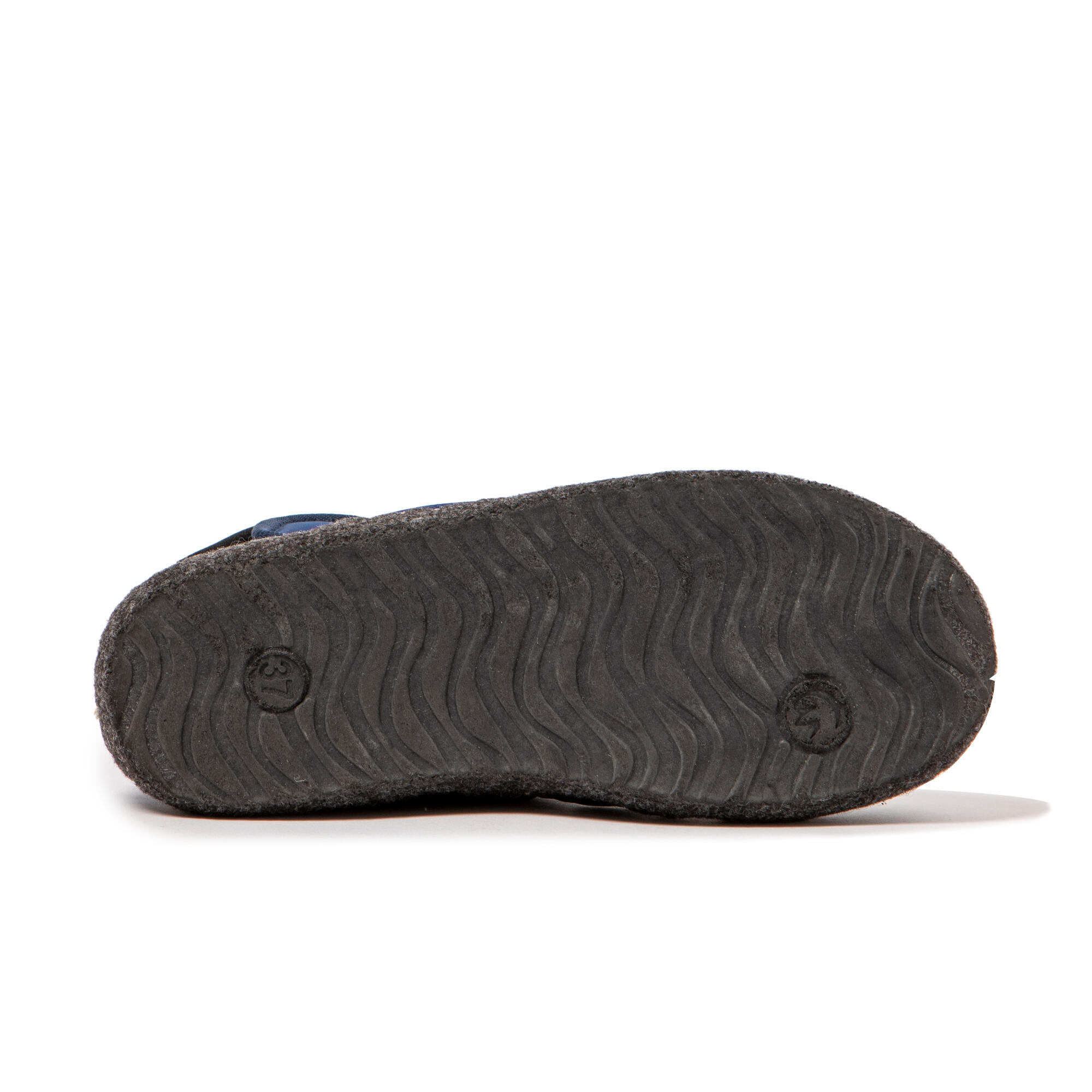 Pantuflas Nuvola azul oscuro Acolchadas suela goma 5/7