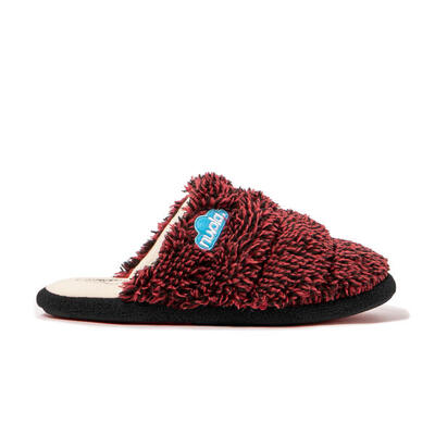 Slippers nuvola grijs gevoerde rubberen zolen