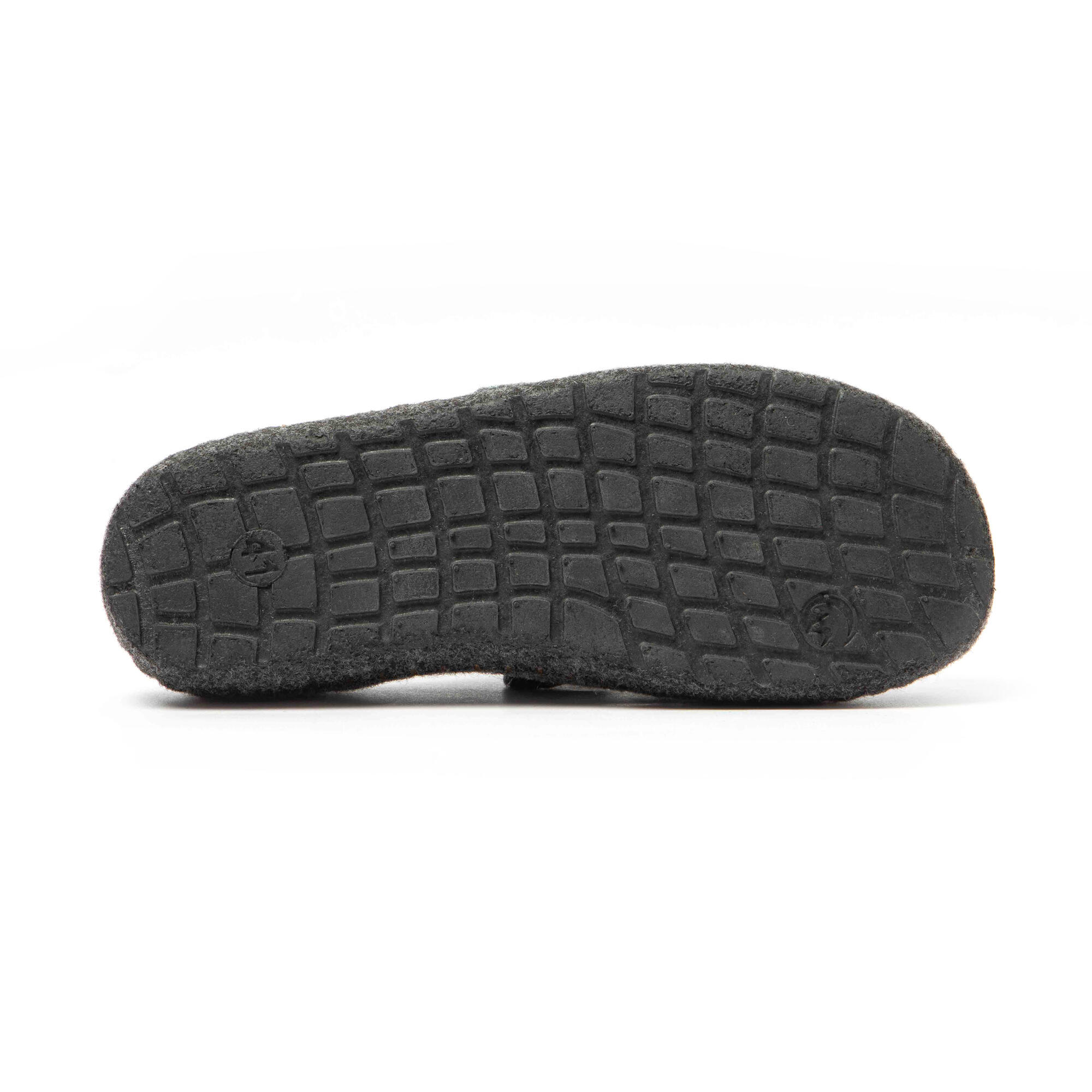 Slippers Nuvola grijs Gevoerde rubberen zolen 5/7
