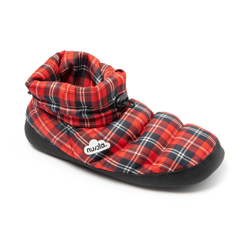 Slippers Nuvola rood Beklede rubberen zolen