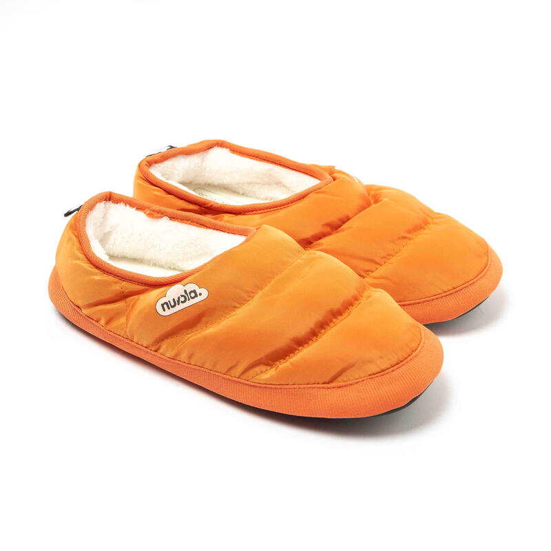 Slippers Nuvola Oranje Beklede rubberen zolen