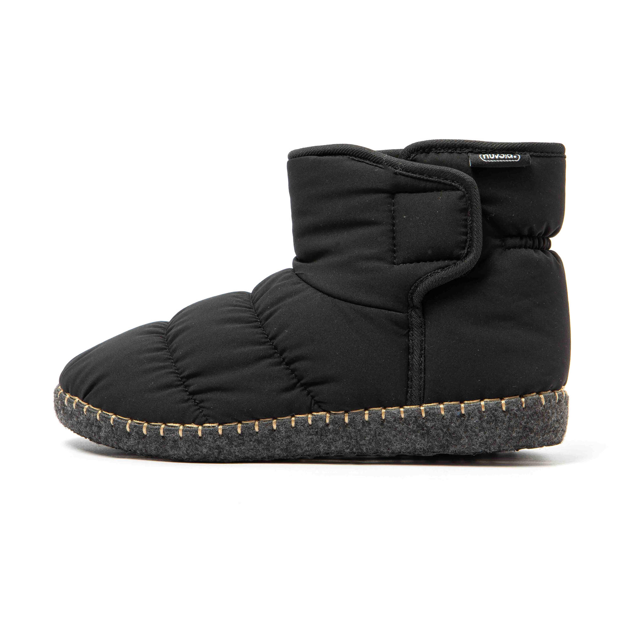 Chaussons unisex Nuvola noir Semelles en gomme 4/7