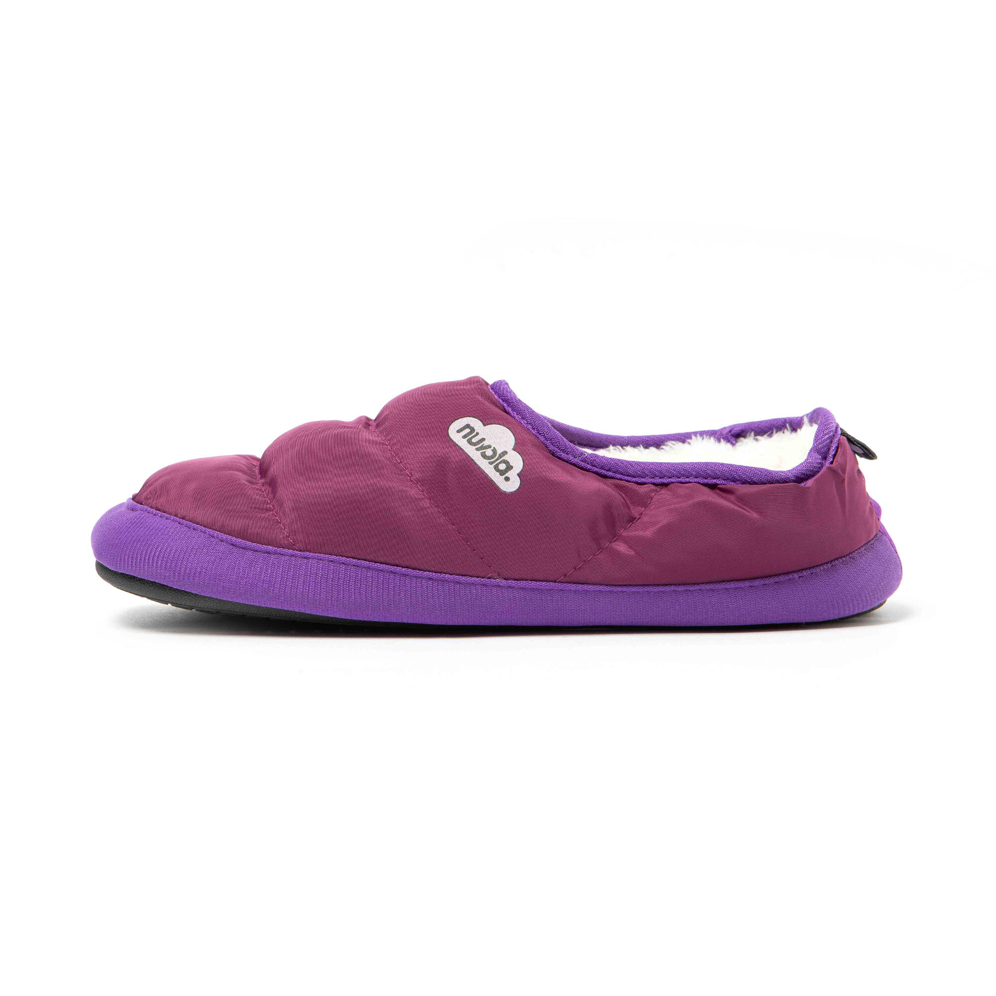 Pantuflas Nuvola lila Acolchadas suela goma 4/7