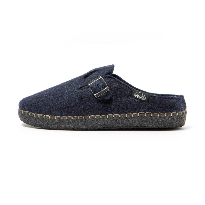 Slippers Nuvola blauw Beklede rubberzolen