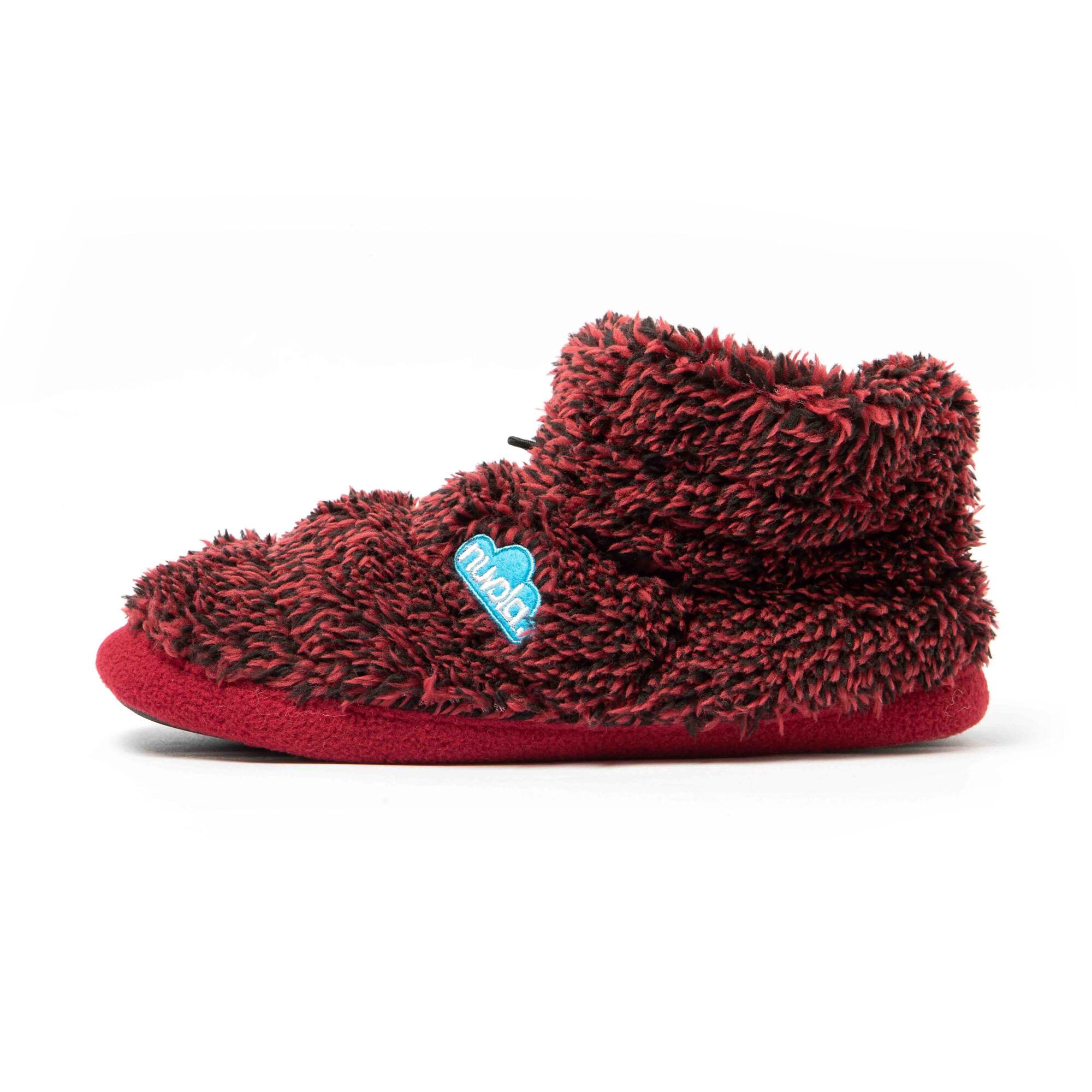 Pantuflas Nuvola granate Acolchadas suela goma 4/7