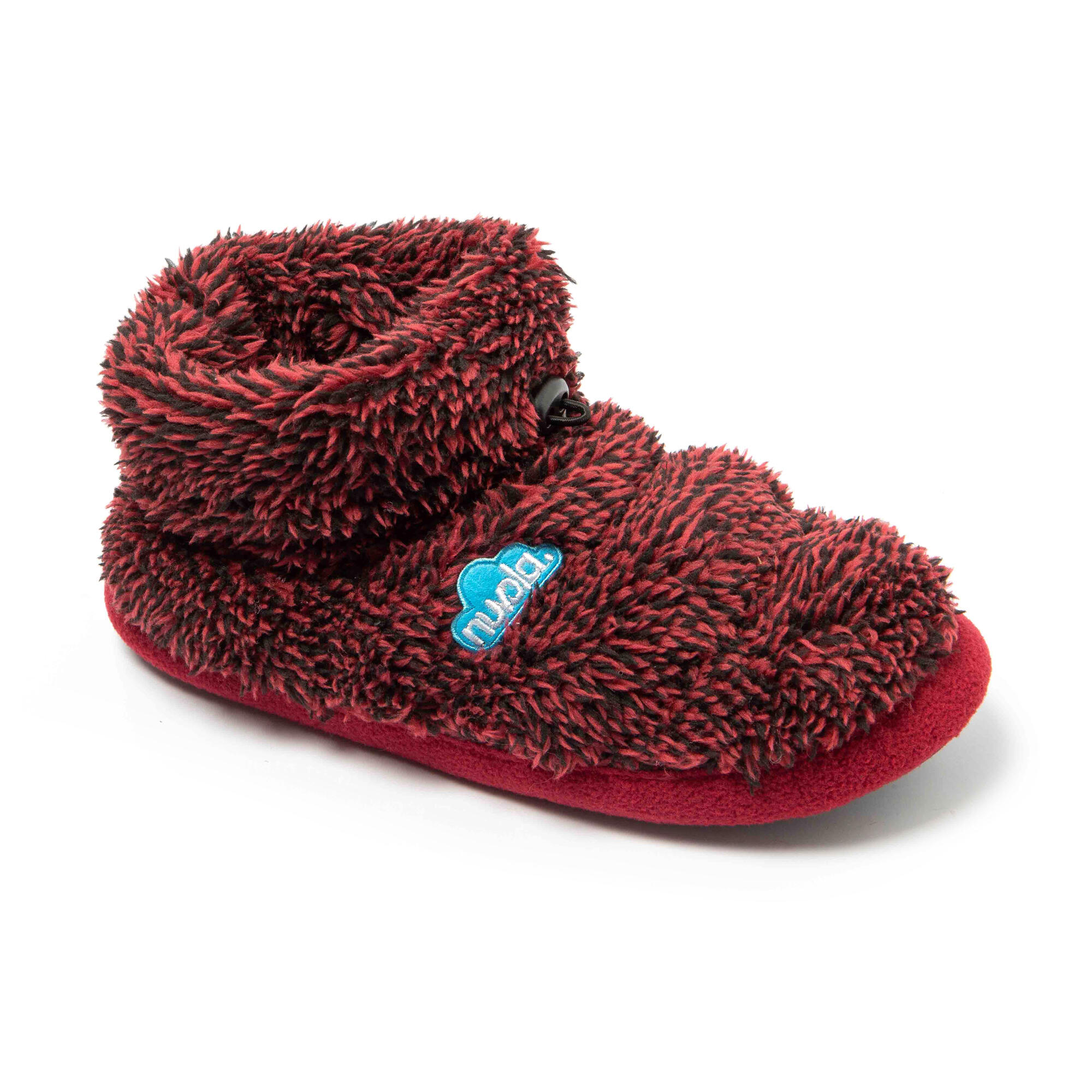Pantuflas Nuvola granate Acolchadas suela goma 2/7