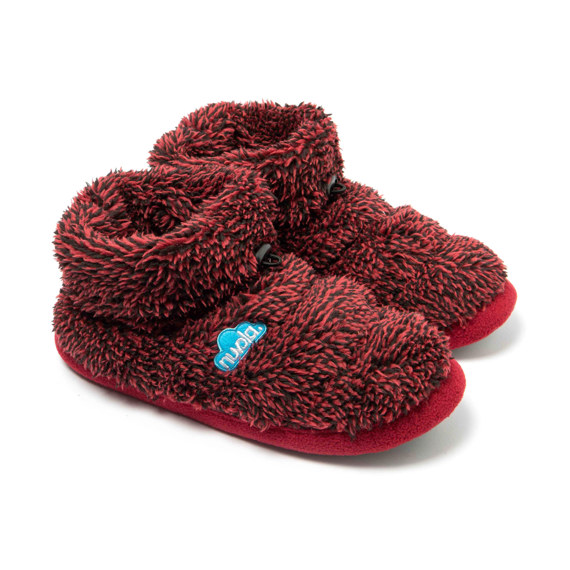 Pantuflas Nuvola granate Acolchadas suela goma 3/7