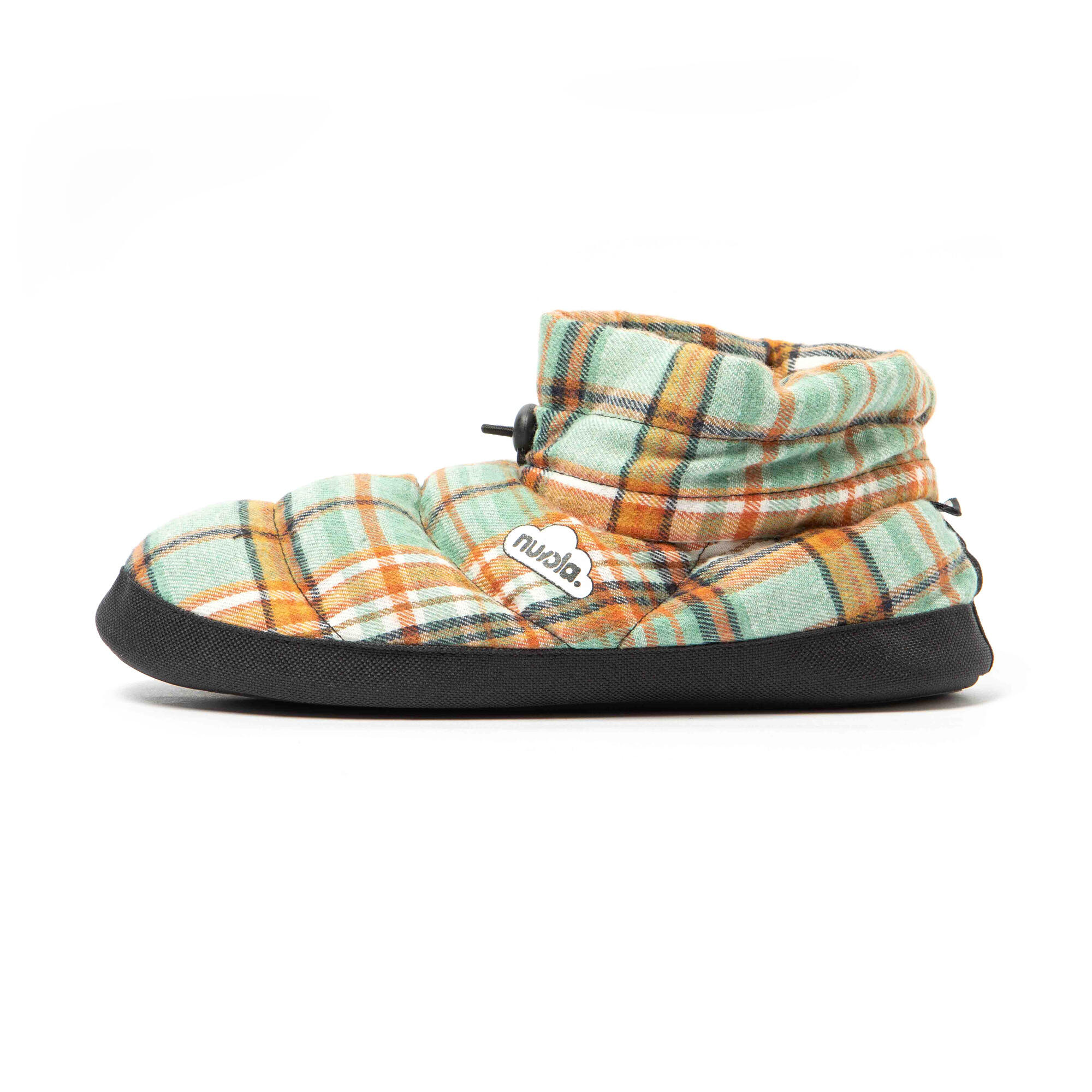 Chaussons unisex Nuvola vert orange Semelles en gomme 4/7