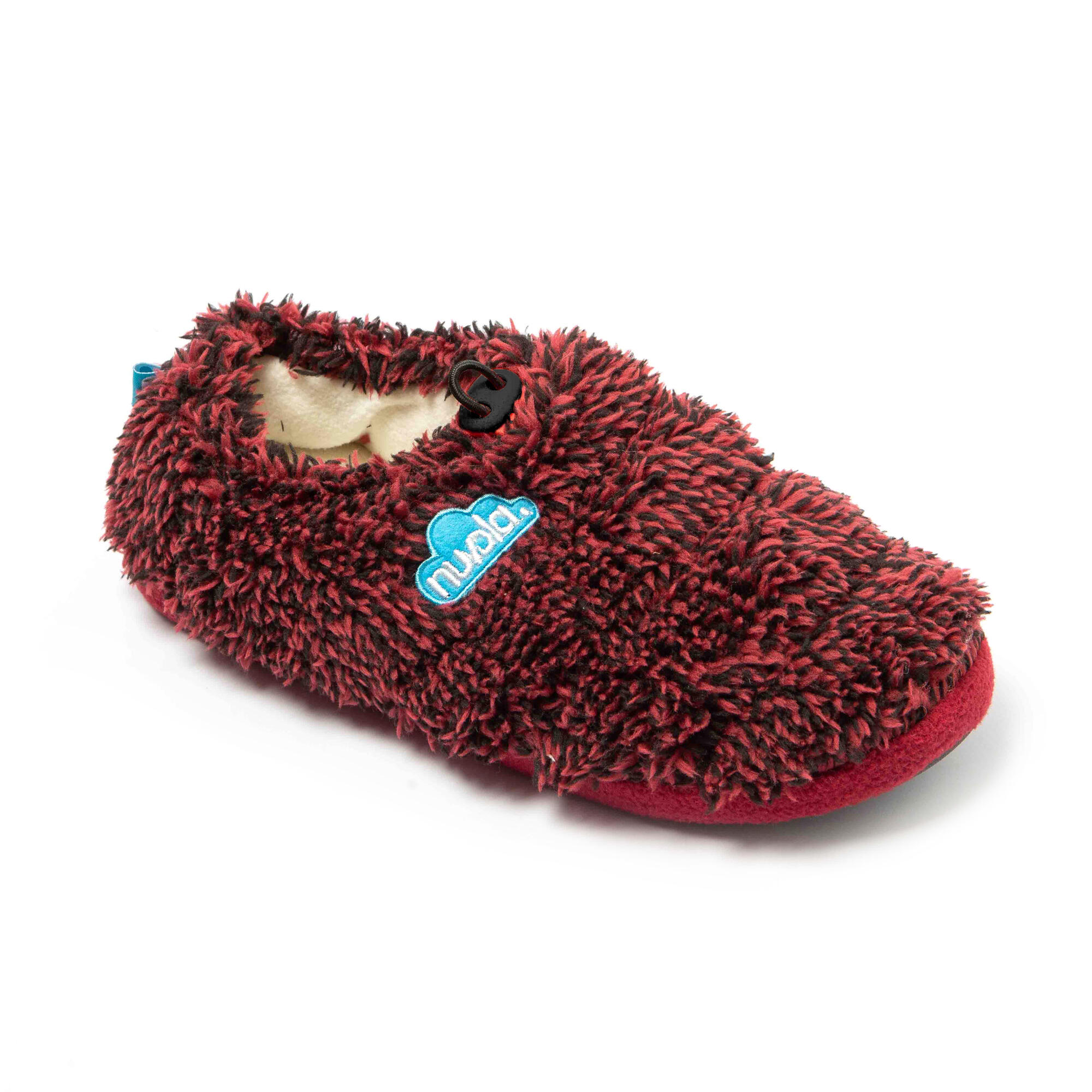 Pantuflas Nuvola granate Acolchadas suela goma 2/7