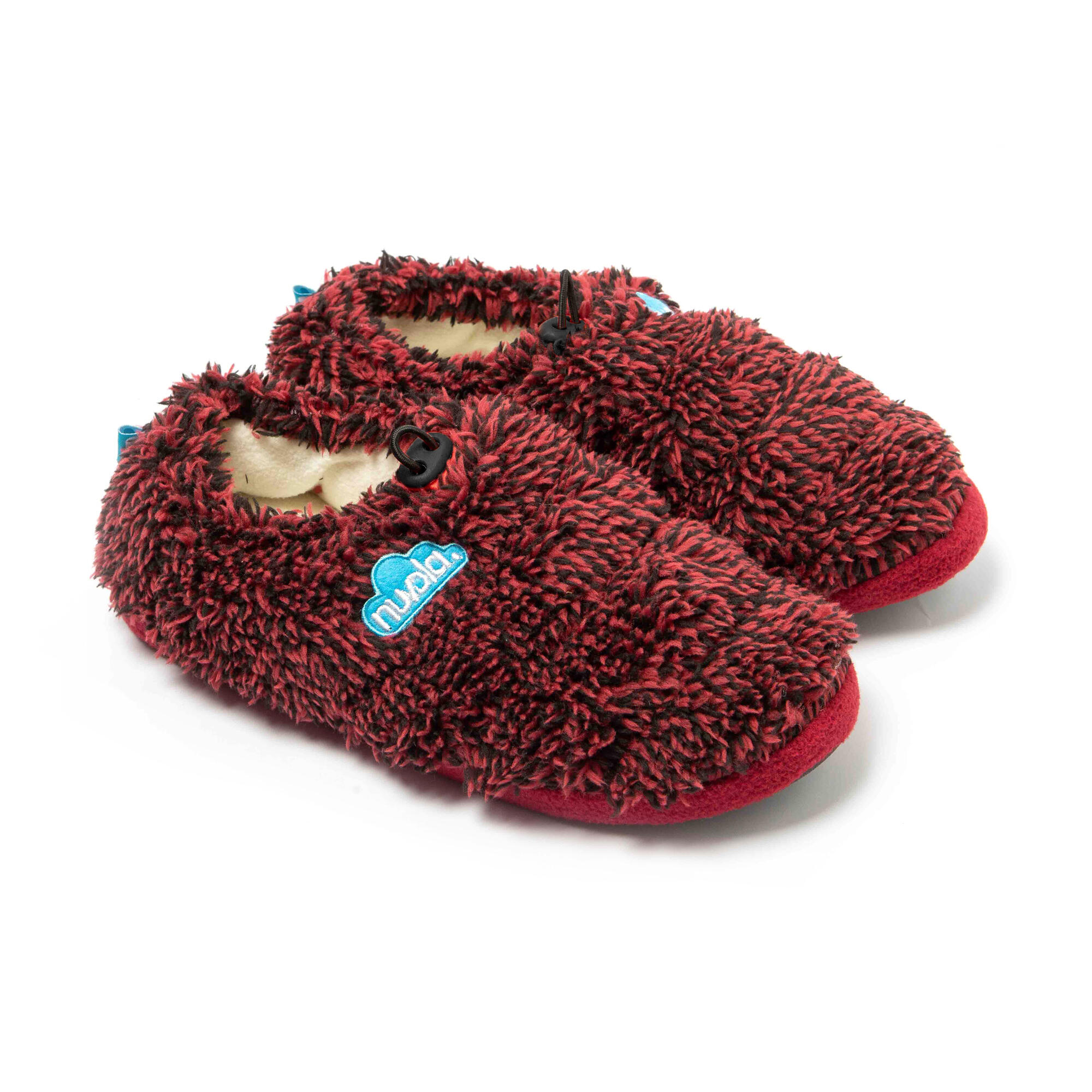 Pantuflas Nuvola granate Acolchadas suela goma 3/7