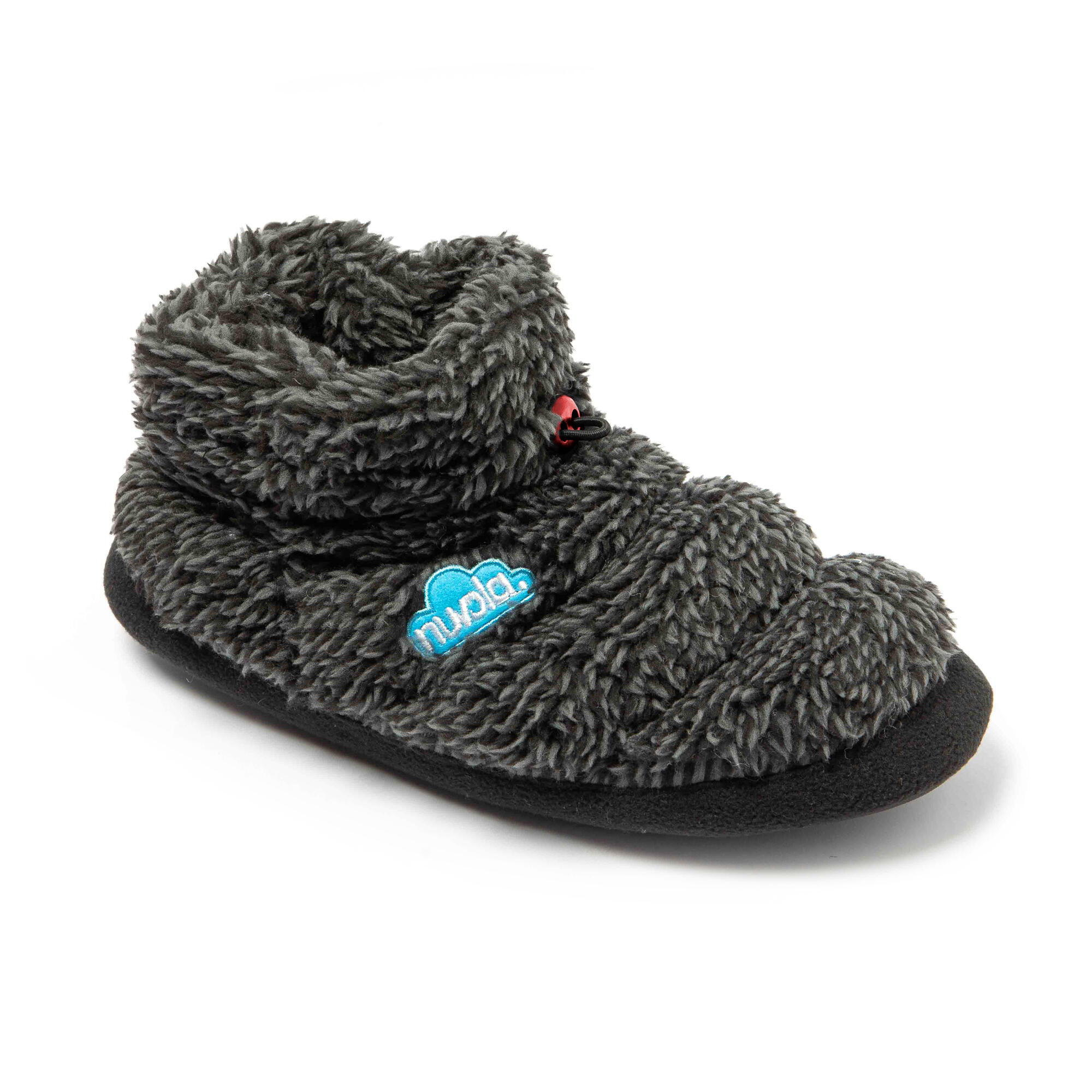 Pantufas de Descanso Nuvola negro Acolchoados com sola borracha 2/7