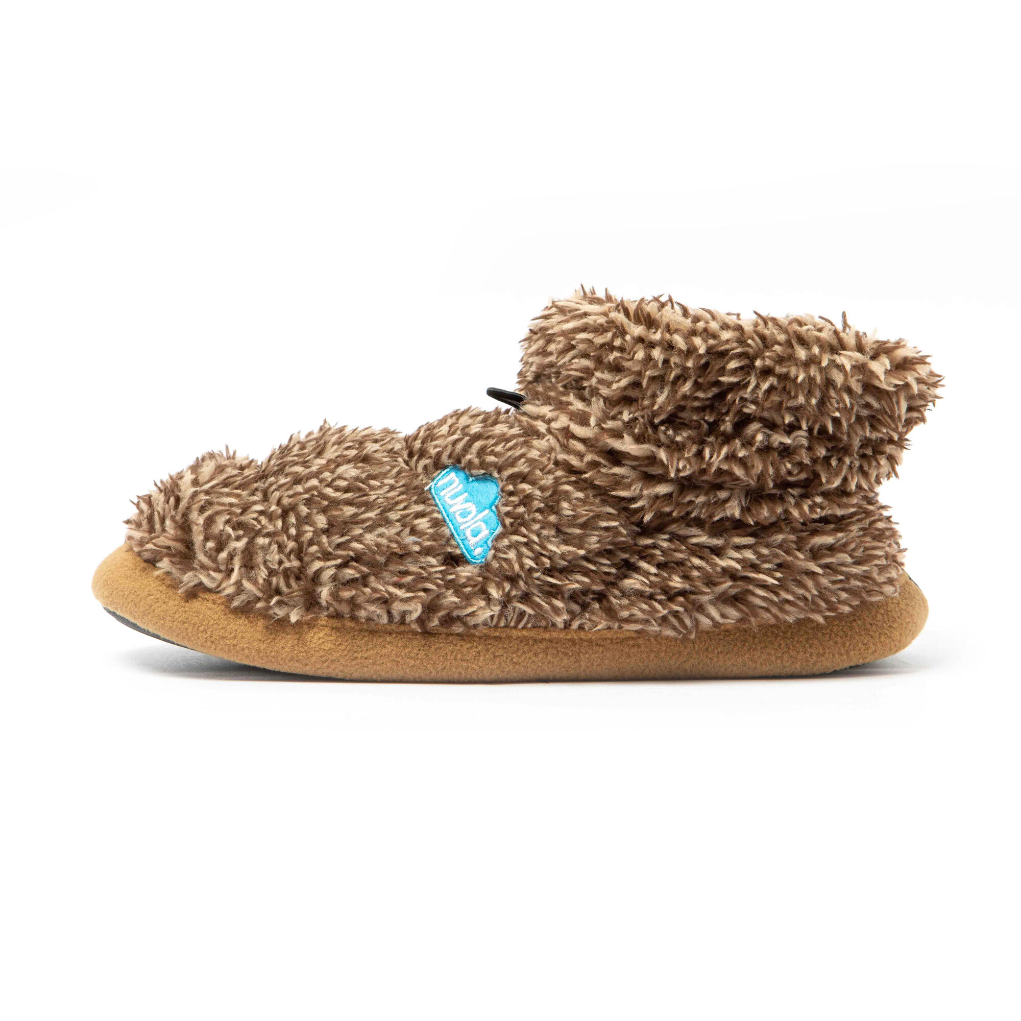 Pantuflas Nuvola marrón Acolchadas suela goma 4/7