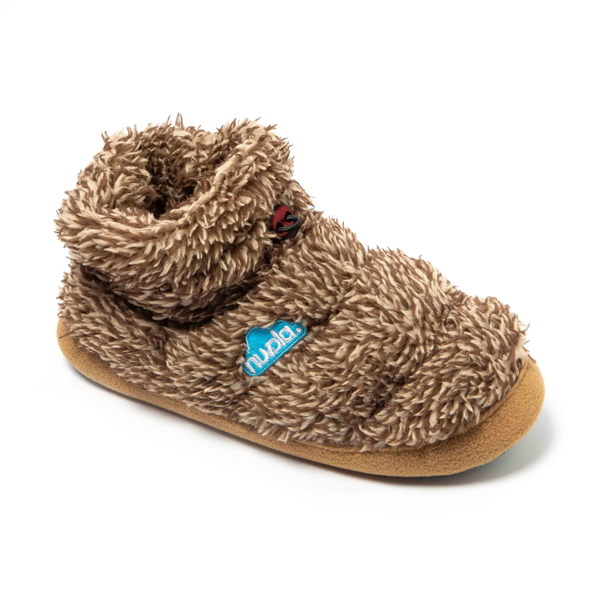 Pantuflas Nuvola marrón Acolchadas suela goma 2/7
