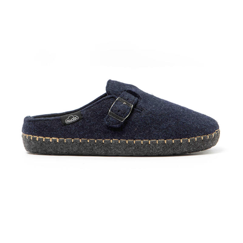 Slippers Nuvola blauw Beklede rubberzolen