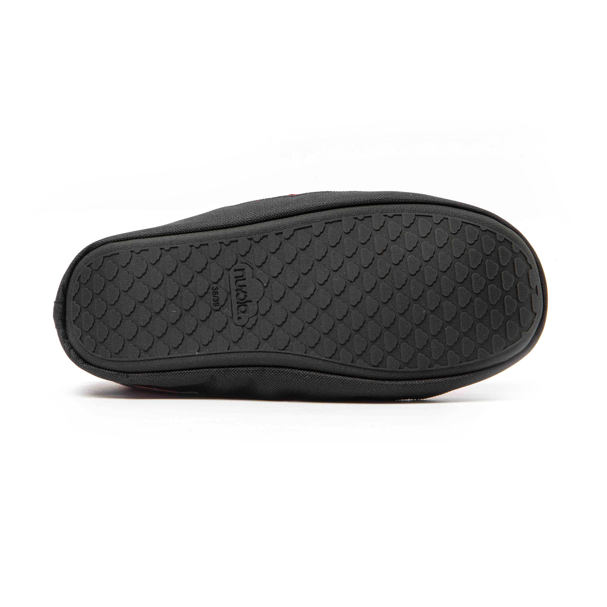 Pantuflas Nuvola rojo Acolchadas suela goma 5/7