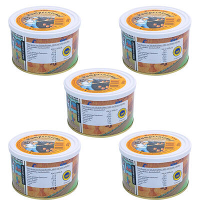 5x Trekkingnahrung Pumpernickel Dosen Brot Outdoor Nahrung Mahlzeit Vegan 250 g