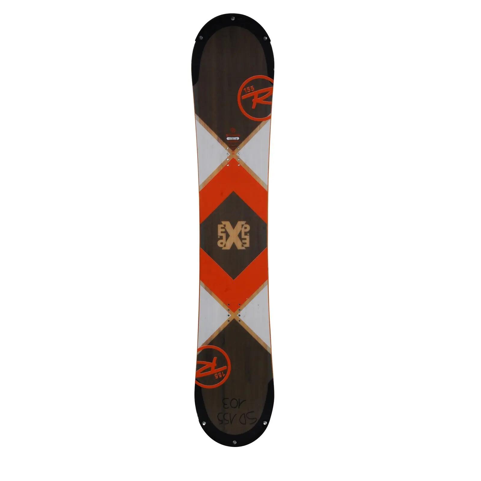 RECONDITIONNE - Snowboard Rossignol Exp + Fixations Coque 1/4