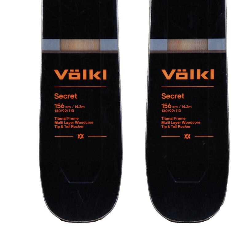 RECONDITIONNE - Ski Volkl Secret + Fixations - BON