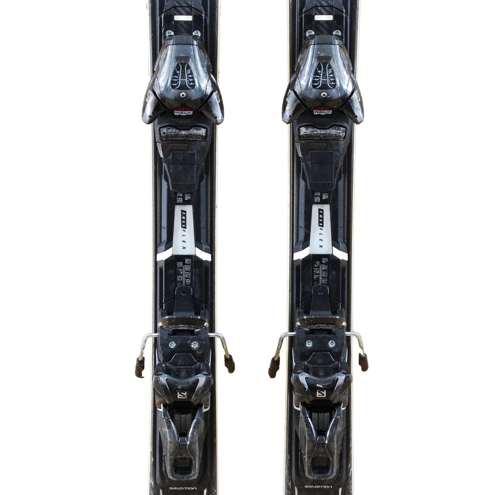 TWEEDEHANDS - Ski Occasion Salomon S Max 8 W + Fixations - GOEDE 3/4