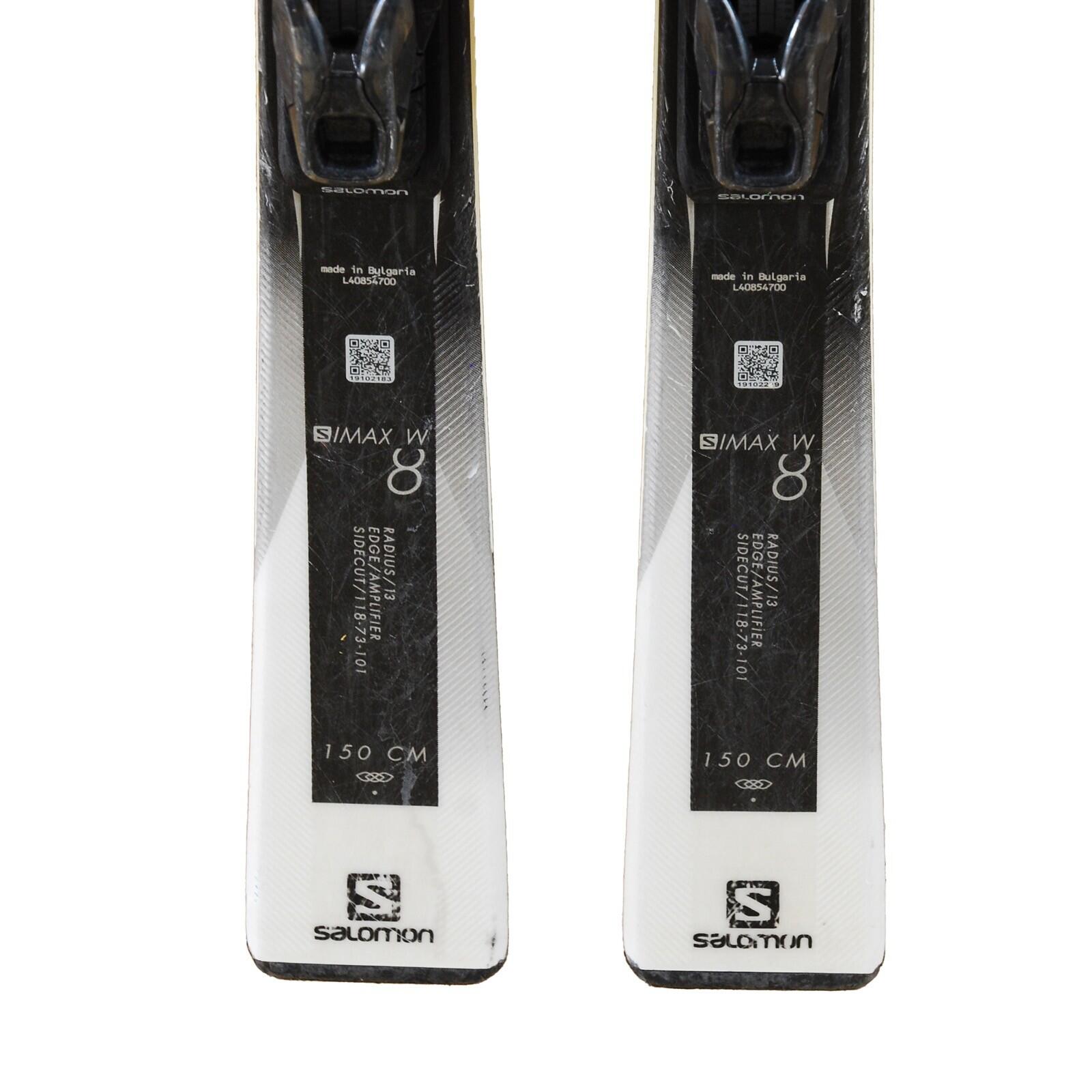 TWEEDEHANDS - Ski Occasion Salomon S Max 8 W + Fixations - GOEDE 4/4