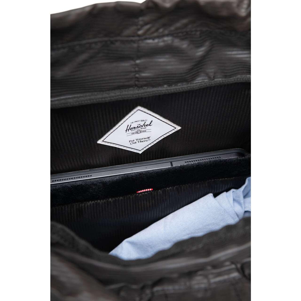 Sac à dos en matières recyclées LITTLE AMERICA MID 21L 11391 UNISEXE Noir camel 7/7