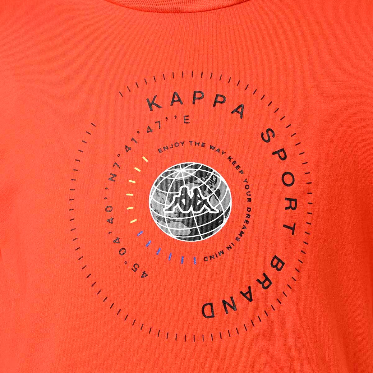 Camiseta Niños KAPPA BARTIZ Rojo-negro. 311G75W 2/5