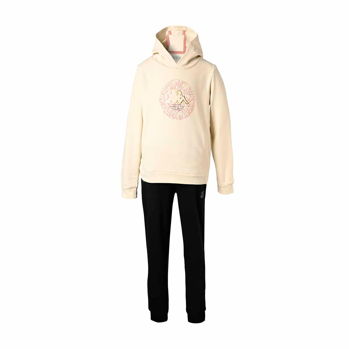 Kappa - Survêtement Fille Boessy Blanc - Survêtement - Beige|blanc|rose -  4 À 6 Ans - Decathlon